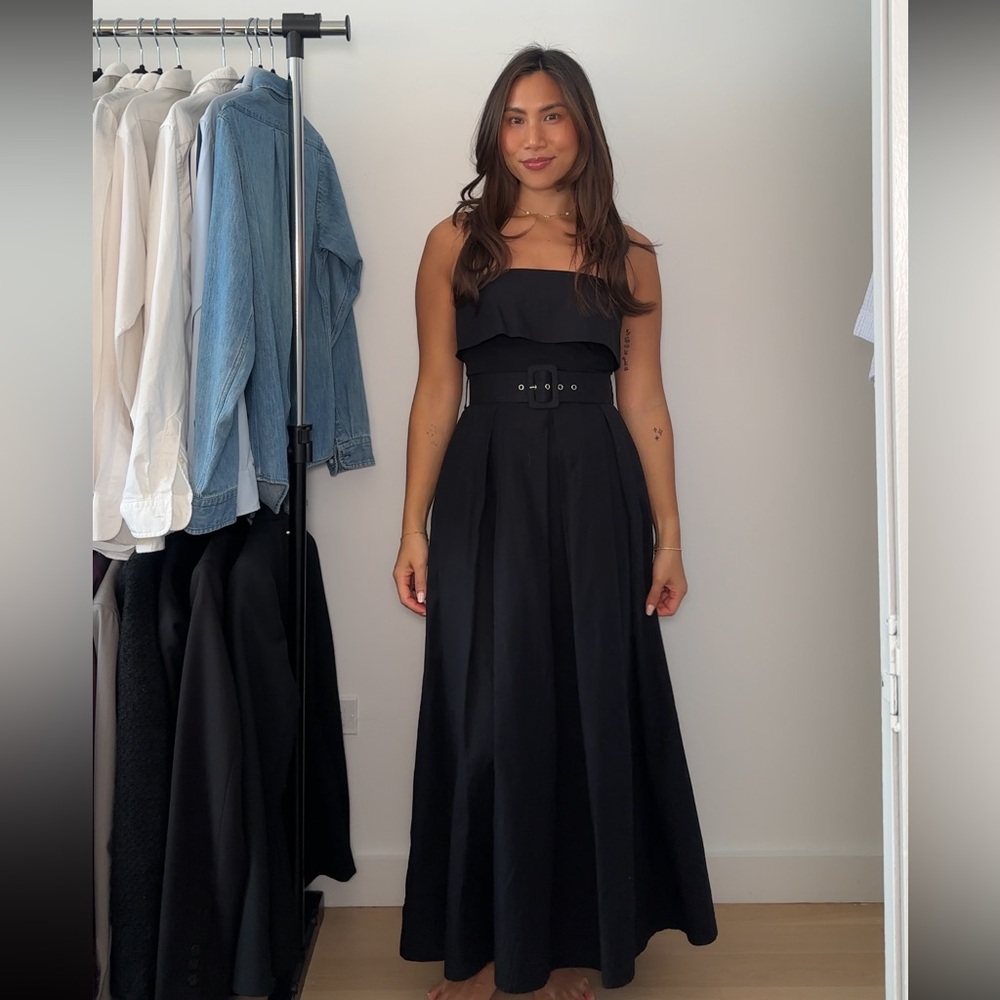 Mango Black Dress with Belt